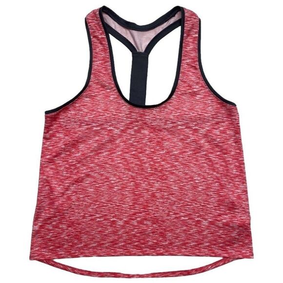 SO Pink Space Dye Athletic Scoop Neck‎ Racerback Tank Top Sz Medium - Picture 3 of 7